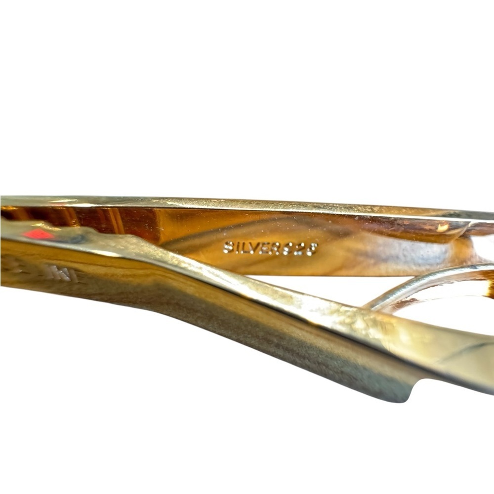 Celine Gold and .925 Silver Tie Clip 2 - Picture 4 of 4